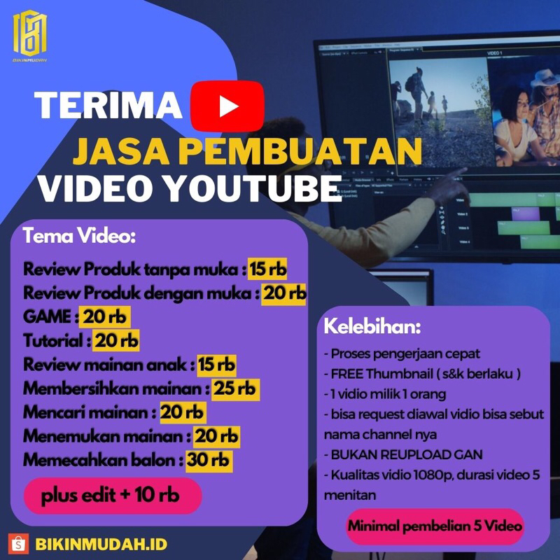 Harga Video Konten Tutorial Terbaru Apr 2025 | BigGo Indonesia