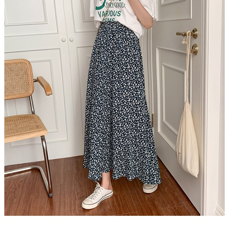 ROK PLISKET WANITA/ ROK PANJANG/ ROK WANITA / Rok panjang motif bunga