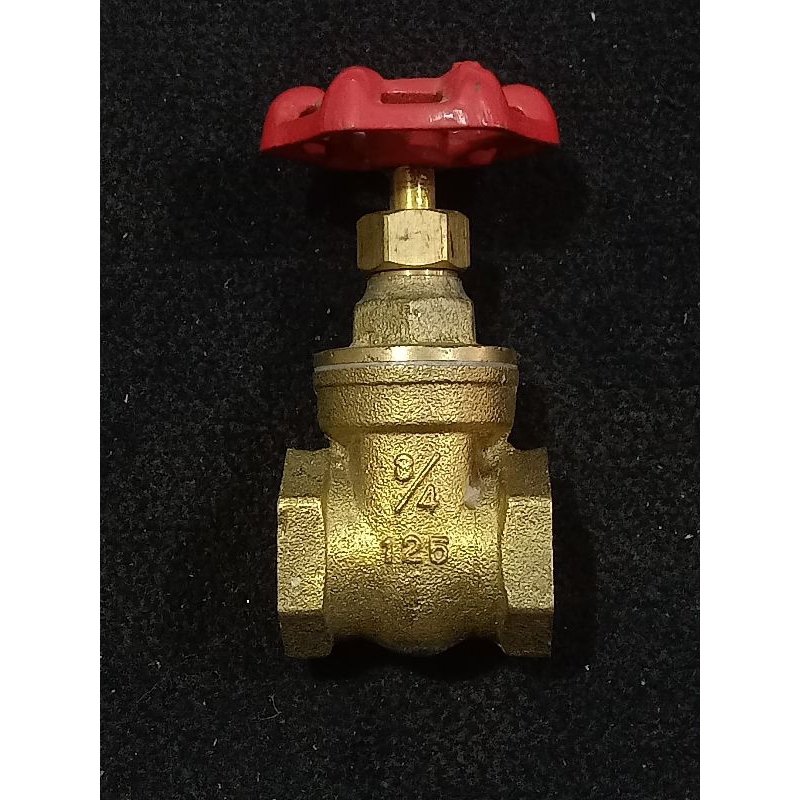 Stop kran 3/4 inch kuningan kets