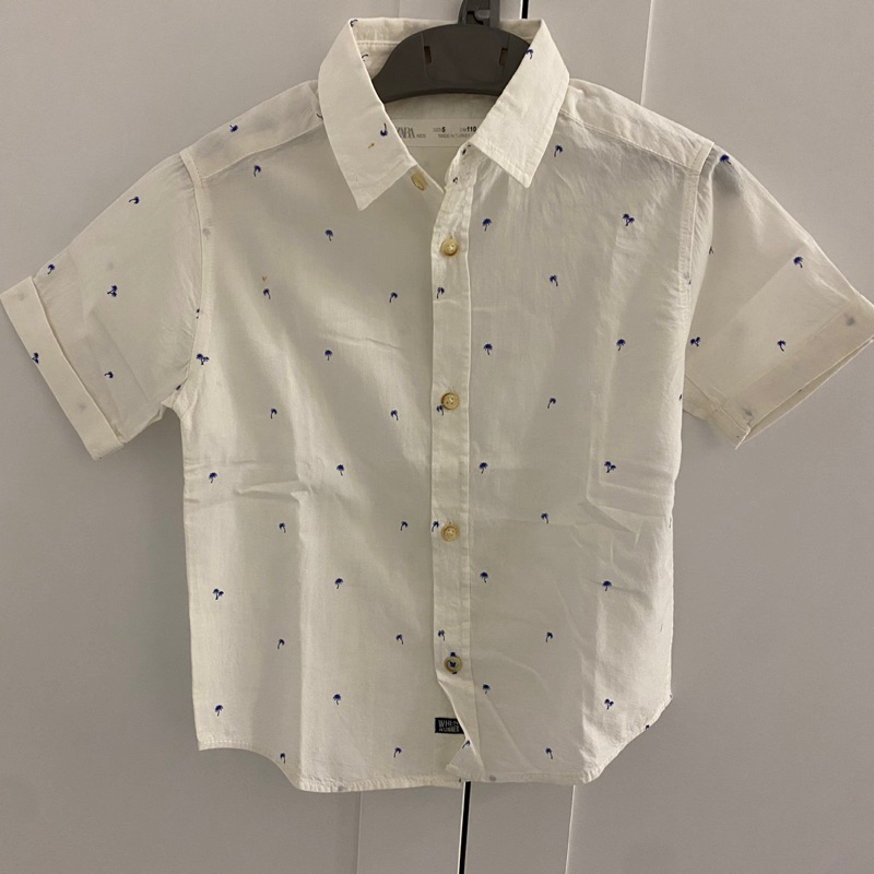 preloved kemeja lengan pendek anak laki-laki zara