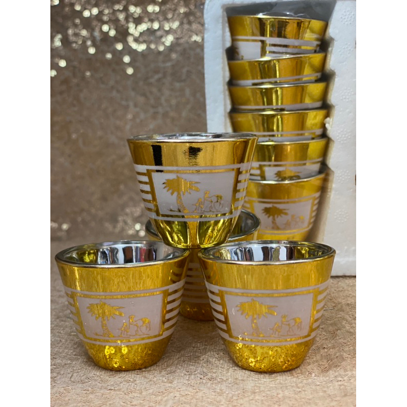 Gelas Cucing Gold / Gelas Air Zam Zam / Mug