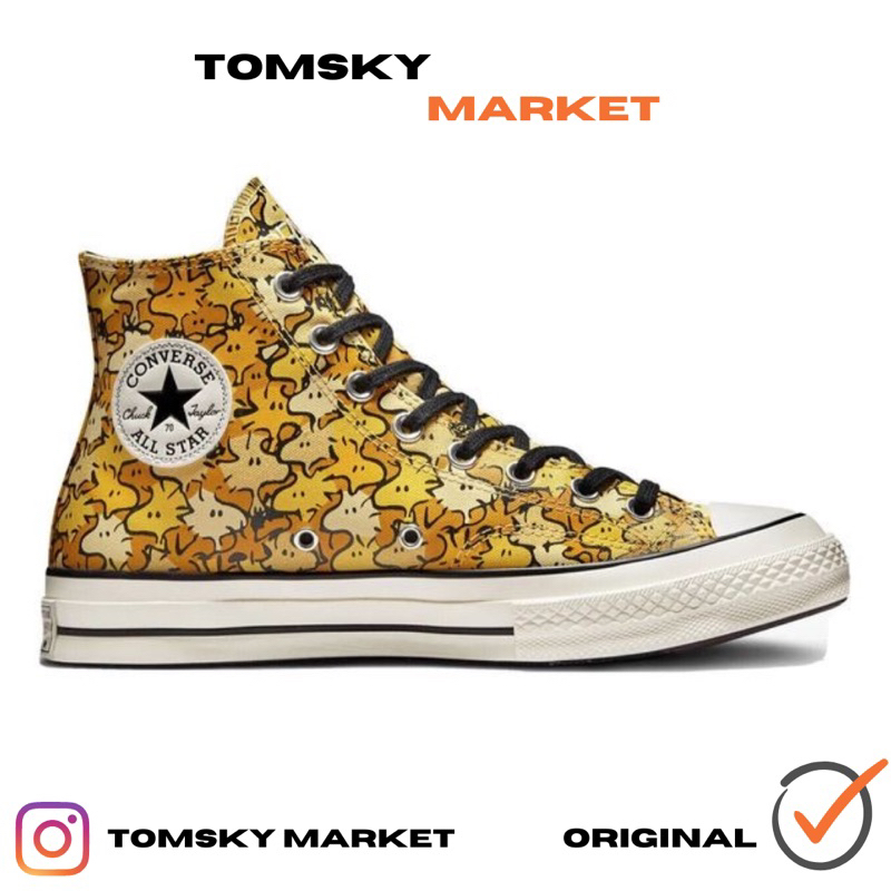 Converse x Peanuts Chuck 70s Soba Zinc Yellow Topaz Gold High Original