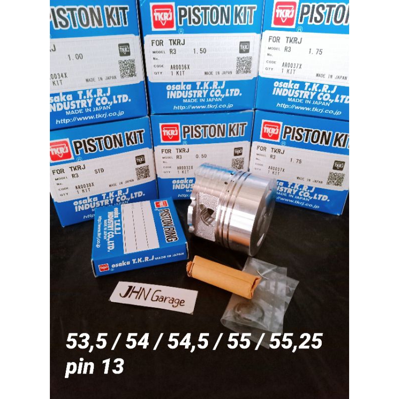 Piston seher kit 53,5 54 54,5 55 55,25 pin 13 TKRJ JAPAN