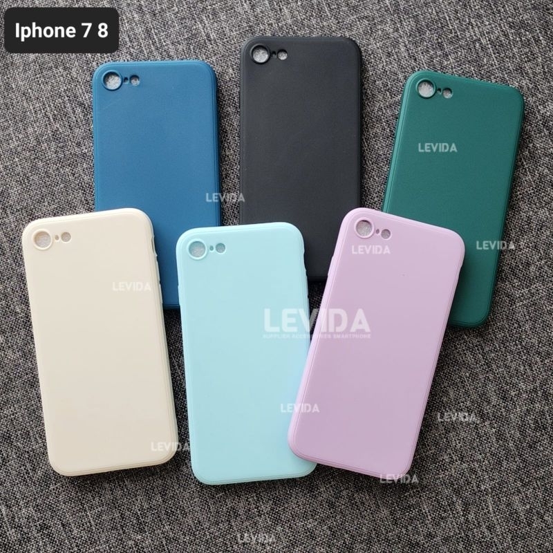 Iphone 6 Iphone 7 Iphone 8 Iphone 6 Plus Softcase Macaron Square / Case Square Edge Case Iphone 6 Ip