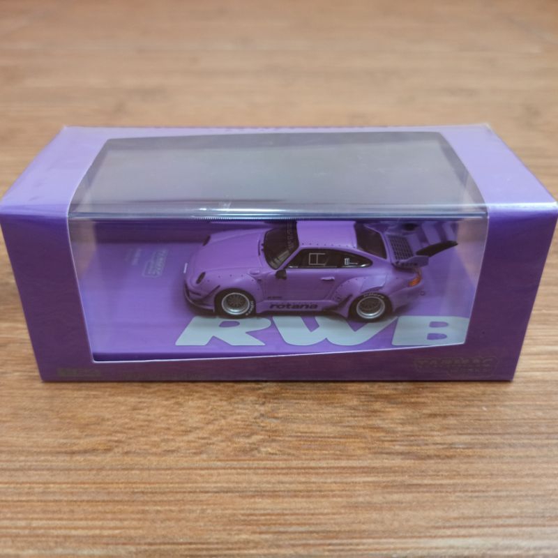 Diecast Tarmac Works RWB Porsche 993 Rotana Purple Akira Nakai RWB