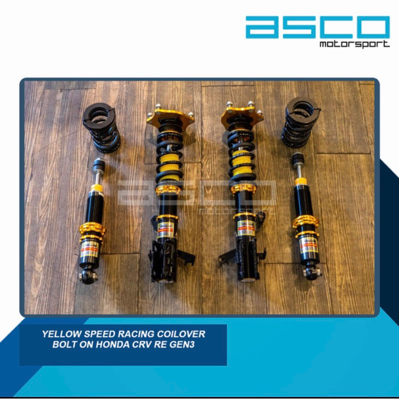 Yellow Speed Racing Coilover Bolt On HONDA CRV RE Gen3