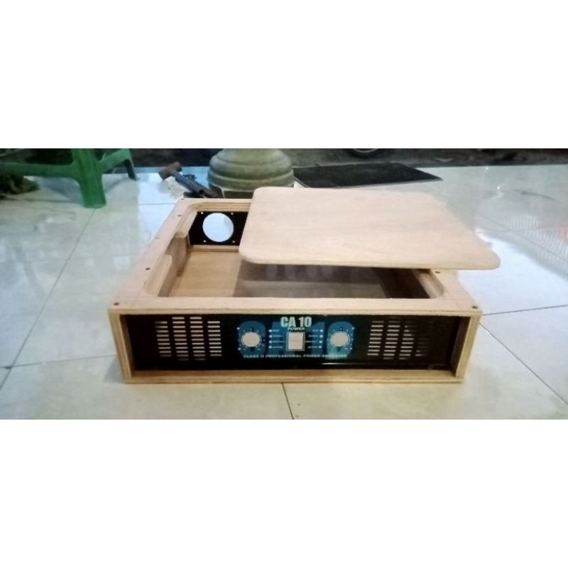 bok power CA10 box power bahan triplek + plat CA 10 depan blakang murah