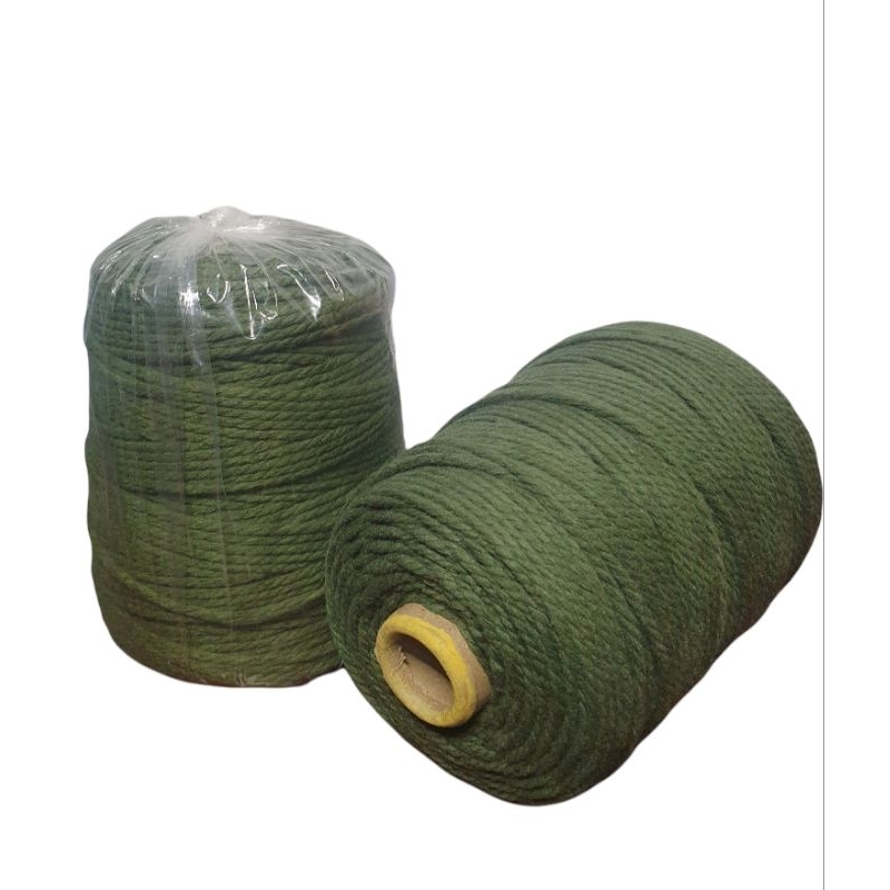 Benang macrame katun premium 4mm, 500g