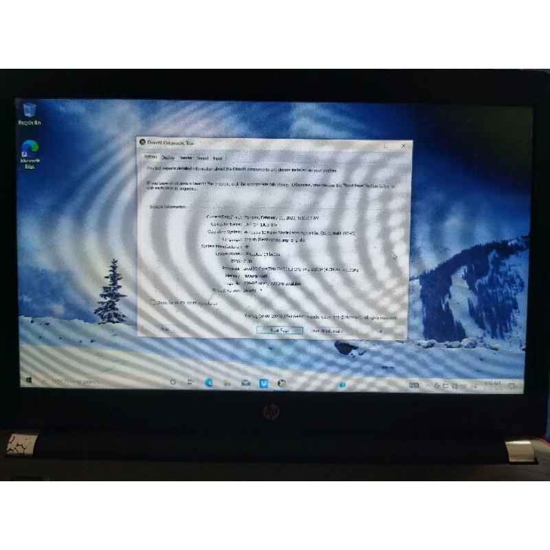 Hp Laptop 14-bs0xx Core i3 Gen6