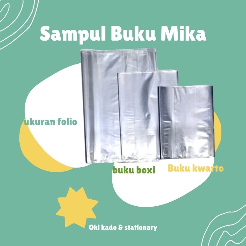 

sampul buku plastik mika