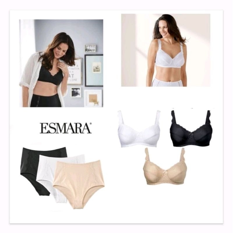 Bra Esmara Tanpa Kawat Tanpa Busa-  38B, 38C,38D,,40D
