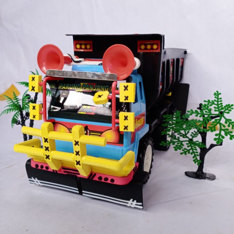 Miniatur Truk oleng plastik Mobil Mainan anak full modifikasi termurah