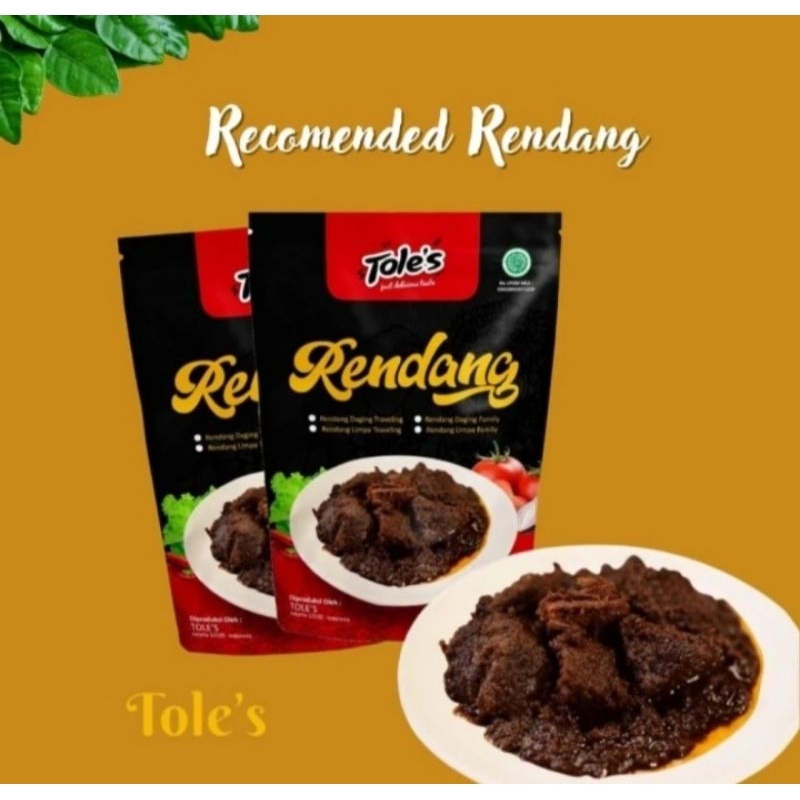 

Tole rendang daging sapi / rendang daging iris / rendang sapi 500gr