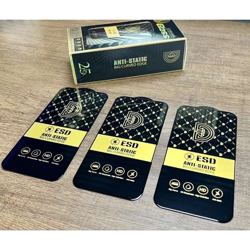 Tg ESD Oppo ALL Tipe , Tg Tempered Glass Esd Anti Static Big Curved Edge Tempered Glass , TG ESD ANTI STATIC BIG CURVED EDGE TEMPERED GLASS , ESD ANTI STATIC BIG CURVED EDGE , Melindung Layar Handphone Depan , TEMPERED GLASS ESD ANTI STATIC