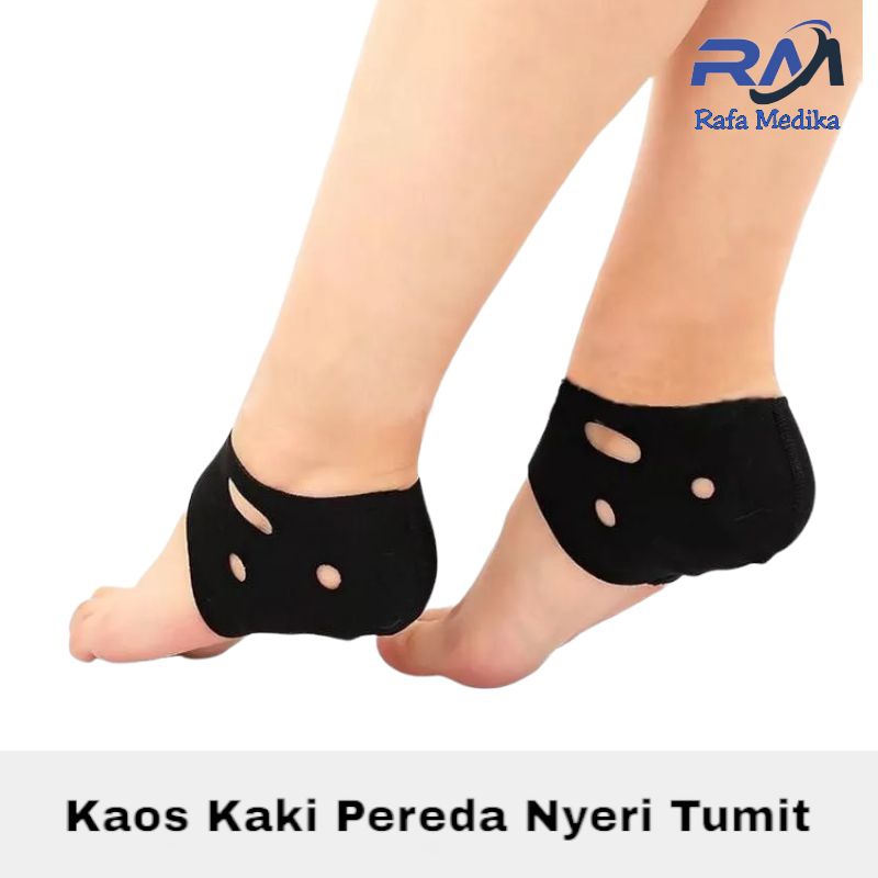 Tumit Insole Orthotic  Pereda Nyeri Tumit  Kaos Kaki Pelindung Tumit