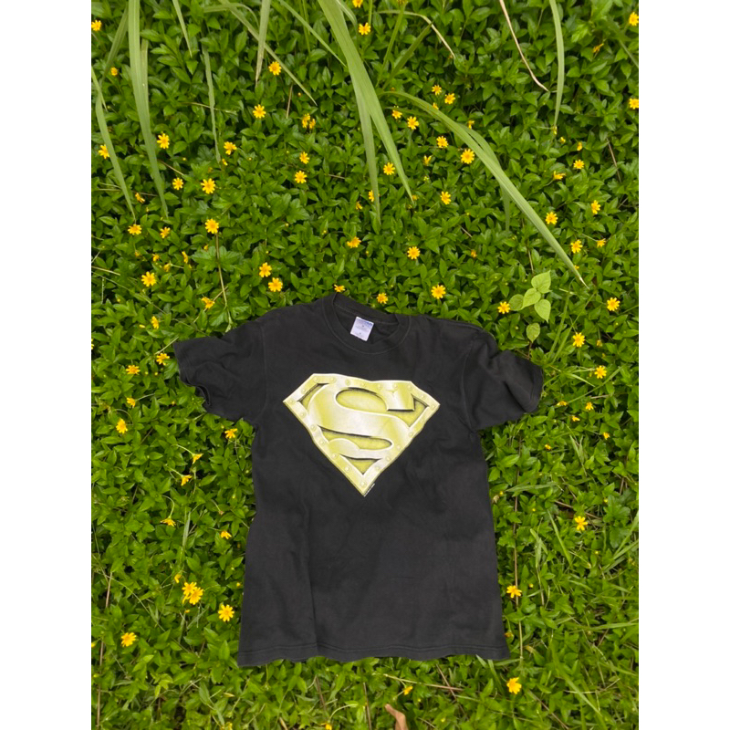 Superman vintage copyright 1996 tag gildan