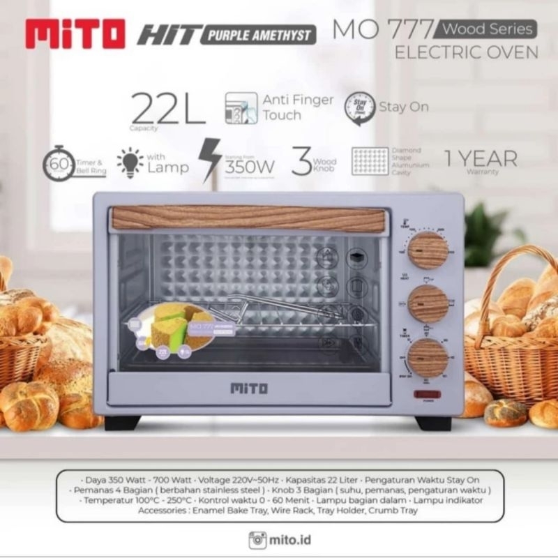 Oven Listrik Mito 22L MO 777 Oven Mito 22L MO 777