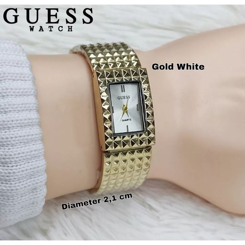 PROMO GUESS | Jam Tangan Wanita kecil motif Gelang Mewah murah