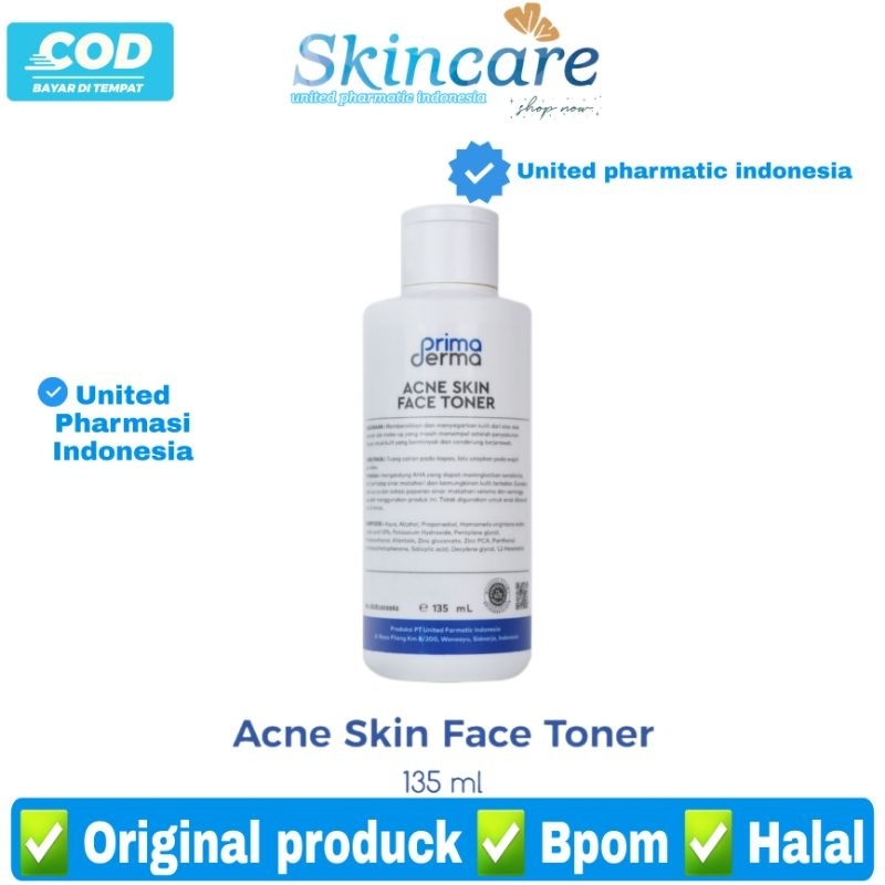 PRIMADERMA Acne Skin Face Toner (Jerawat) ORIGINAL