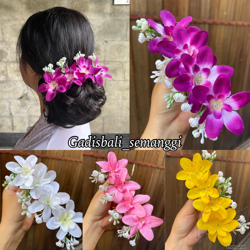 semanggi anggrek catalya/ semanggi anggrek/ semanggi sanggul/ bunga hair do