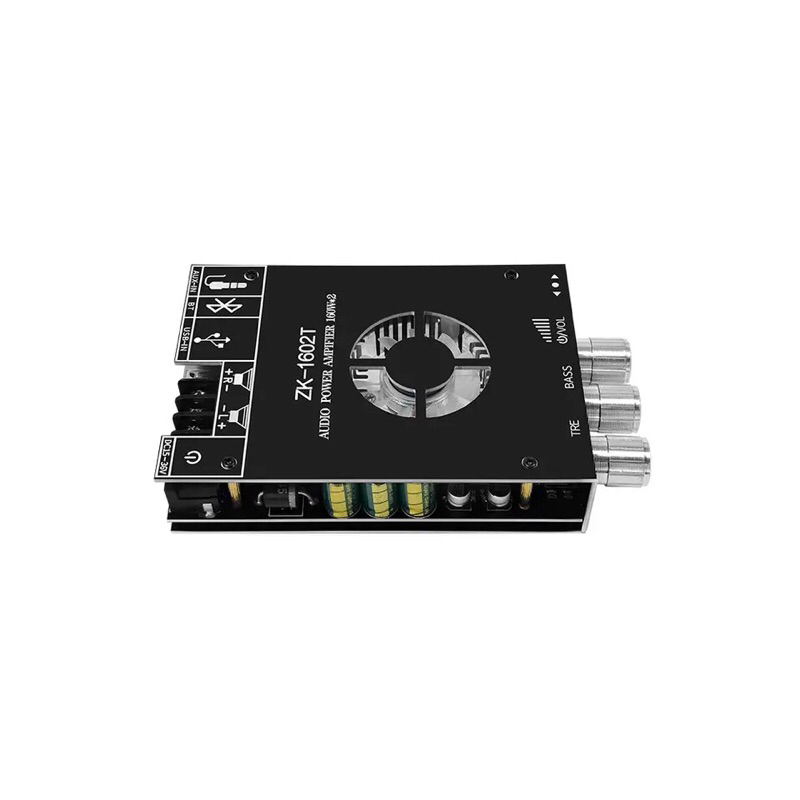 ZK 1602T TDA7498E Amplifier Board Module 160WX2 High And Bass Adjustment Bluetooth Audio Power Amplifier Board Module