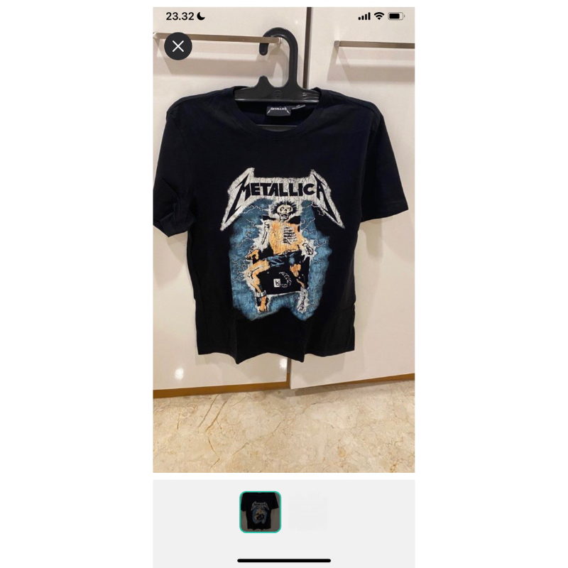 cotton on metalica acdc  tshurt