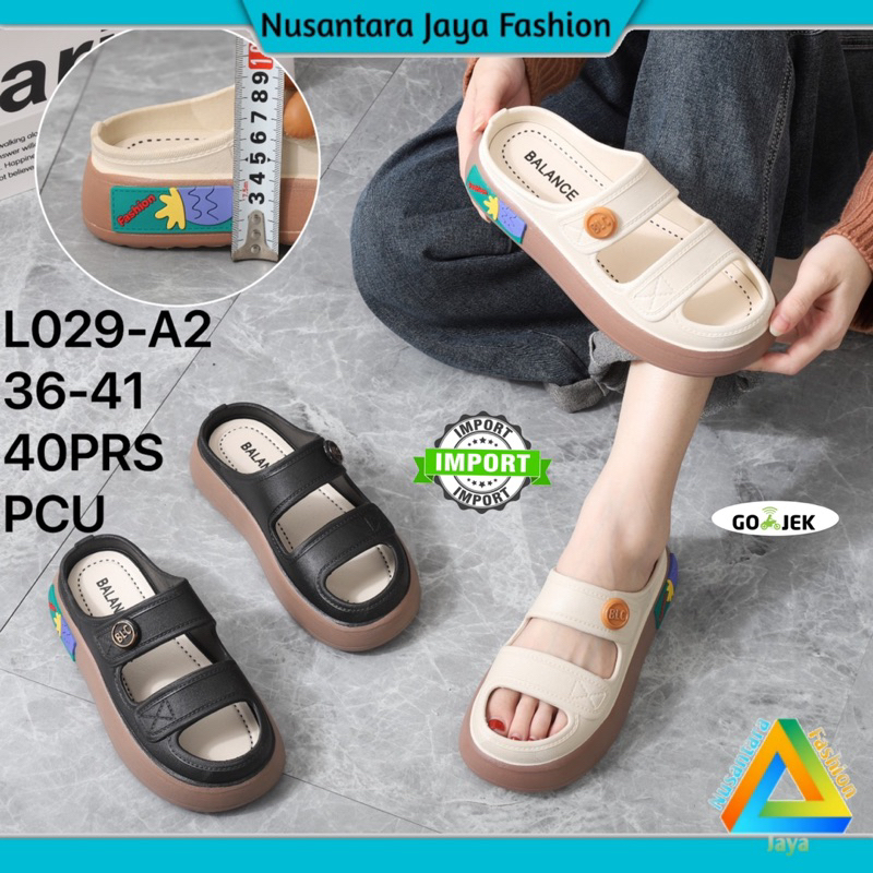 Sandal Wanita Kekinian Ban 2 CUTE 029 Terlaris