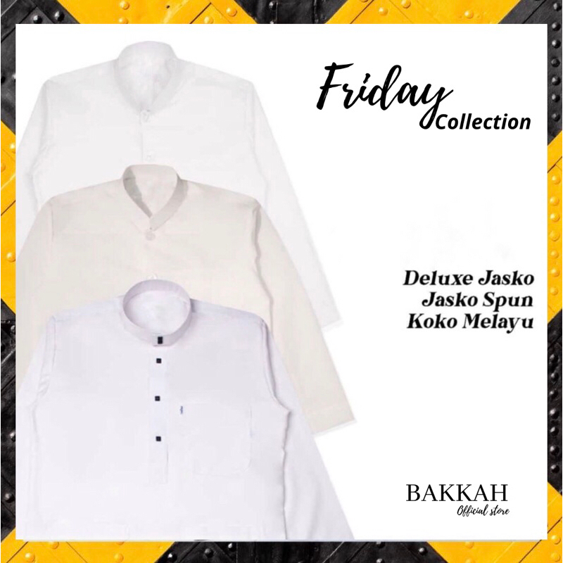 BAJU KOKO PUTIH YATEER | TAKWA MELAYU YATEER LENGAN PANJANG | TAQWA SEMIJAS PRIA DEWASA