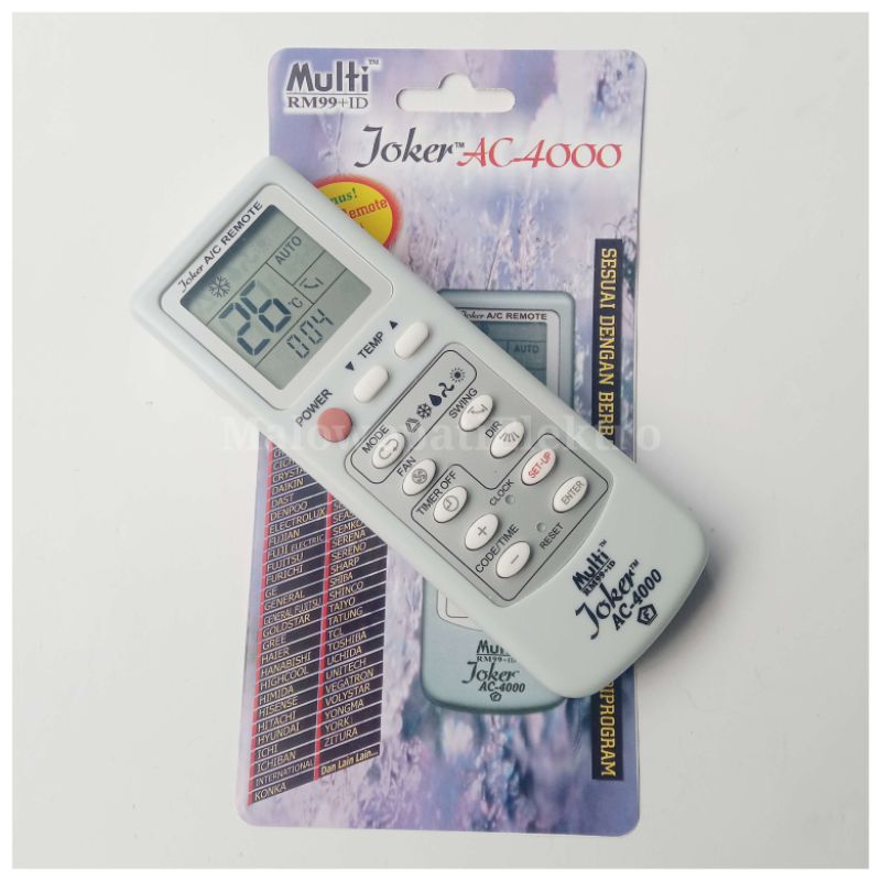 REMOTE AC MULTI RM99+ID JOKER 4000