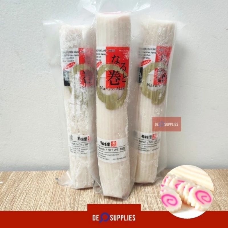 

Narutomaki Shiro Putih 160gr - Fish Cake Naruto Maki Ramen Udon Kibun