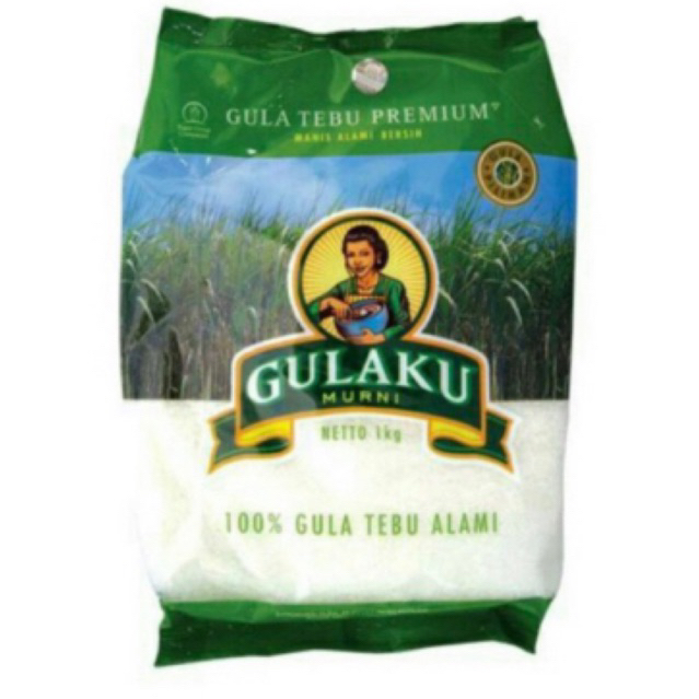 

Gula Premium Tebu Alami Putih Gulaku 1 Kg