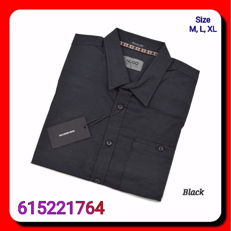 Kemeja Pria Hugo Selection Lengan Pendek 615221764