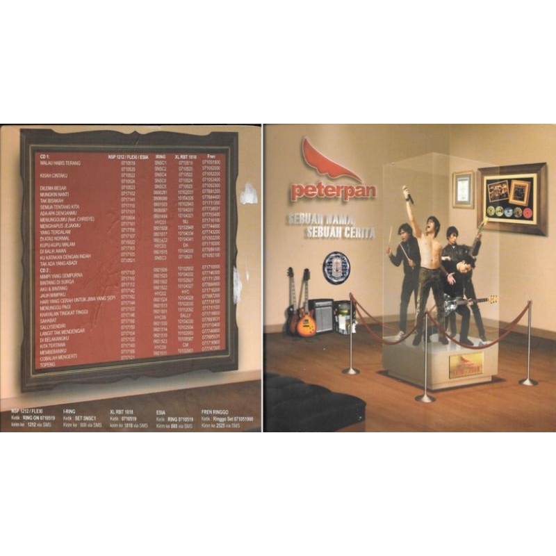 peterpan sebuah nama sebuah cerita album mp3
