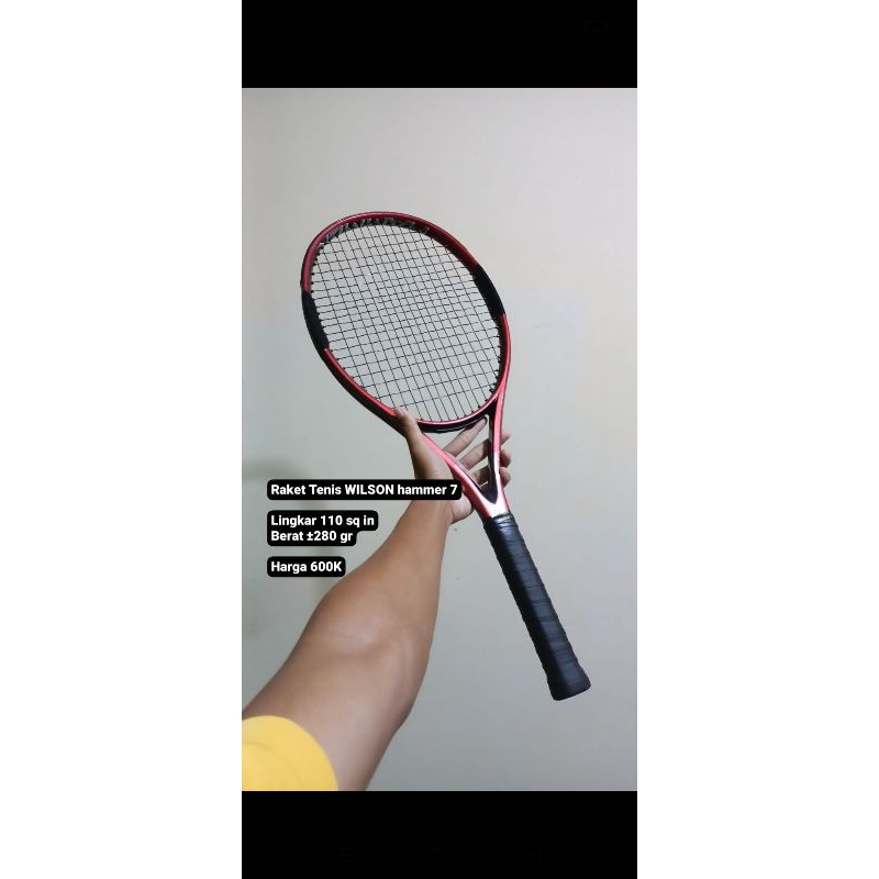 Raket Tenis WILSON hammer 7 merah