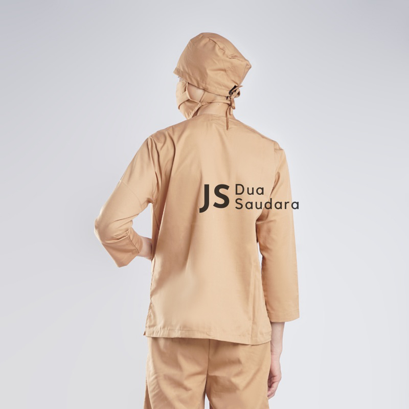 BAJU OK LENGAN PENDEK |SERAGAM OK | BAJU JAGA | BAJU PERAWAT OKA | SERAGAM JAGA | SCRUBS DOKTER