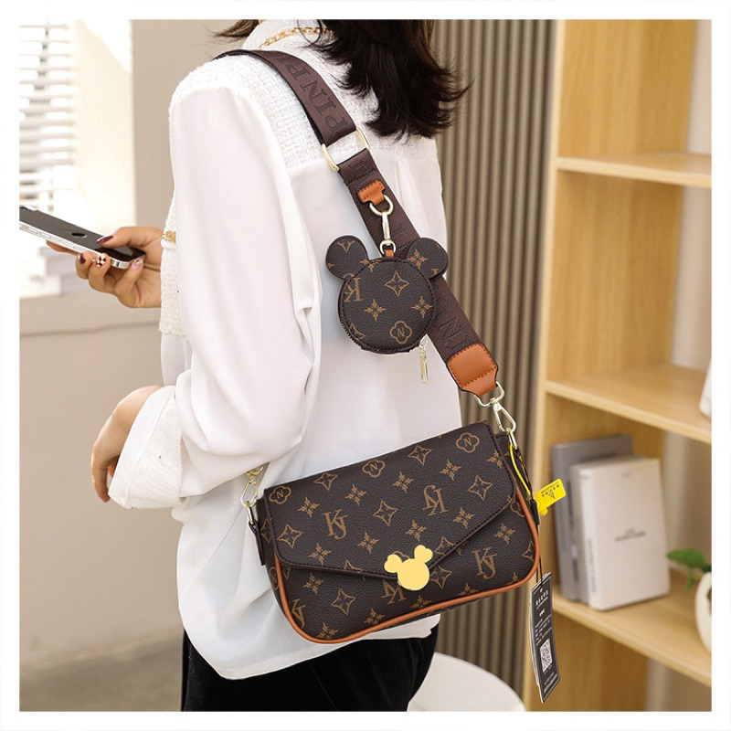 LADIESBAG - FREE POUCH TAS SELEMPANG HANDBAG WANITA IMPORT CEWEK BAG SLINGBAG SELEMPANG SHOULDERBAG KONDANGAN LB 419