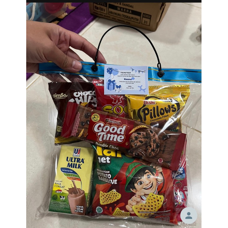 PARCEL BINGKISAN SNACK KEMASAN ANAK ULANG TAHUN