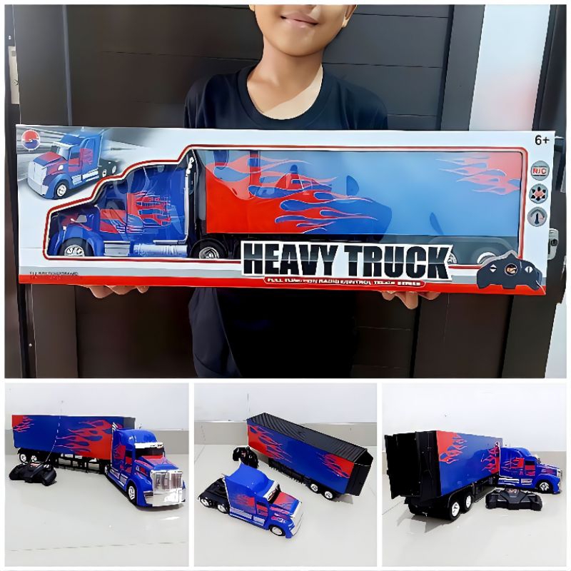 RC Truk Kontainer Transformers Jumbo Remote Control Panjang Besar Murah - Mainan Mobil Remote Kontro