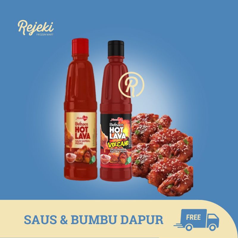

Delisaos Hot Lava Ori - Volcano 310ml - Rejeki Frozen Mart