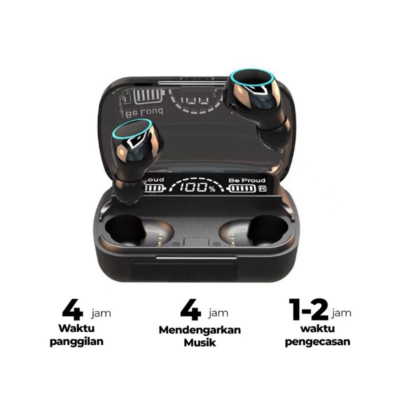 EWAA TWS M30 WIRELESS BLUETOOTH V5.2 BASS STEREO