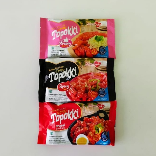 

MamaSuka Topokki Original Spicy Creamy 134 Gr Ready Easy to Cook
