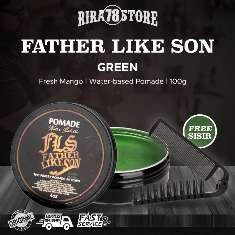 Pomade FLS Father Like Son Water Based Strong Original 100% Lokal Murah