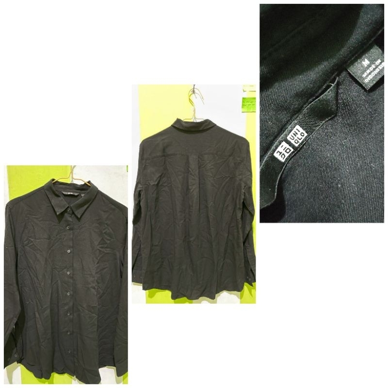 PRELOVED - Kemeja Blouse Uniqlo Wanita
