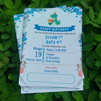 UNDANGAN ULANG TAHUN CUSTOM, UNDANGAN ULTAH ANAK, UNDANGAN ULANG TAHUN ANAK, UNDANGAN ULTAH, UNDANGA