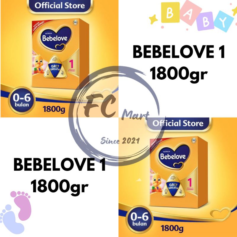 BEBELOVE 1 1800gr Susu Bayi (0 6 Bulan)