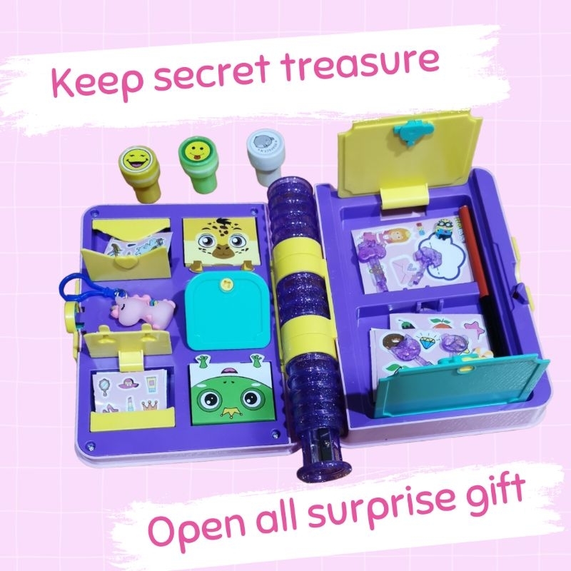 【COD】Mainan Surprise Treasure Magic Book Aksesoris Kado Anak Puzzle Hadiah Ulang Tahun Untuk Anak Perempuan