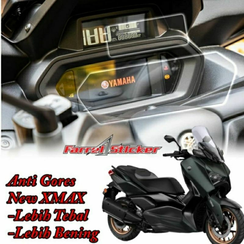 Stiker Antigores Spidometer NEW XMAX 2023 Bening