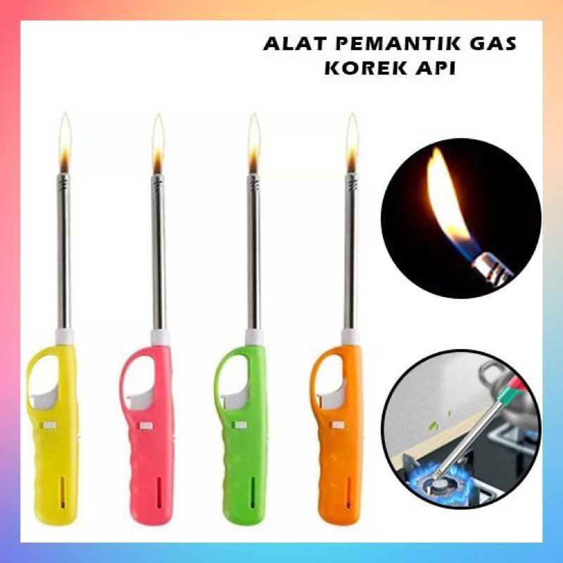 {Instant COD MEDAN TERMURAH}Alat Pematik Api / Gas Korek Api Kompor Lilin Lighter / Pemicu Minyak Gas