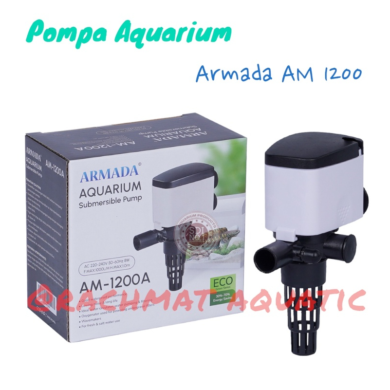 Jual PROMO MURAH POMPA 1200 AQUARIUM ARMADA 1200 NAIK 1 METER 1000