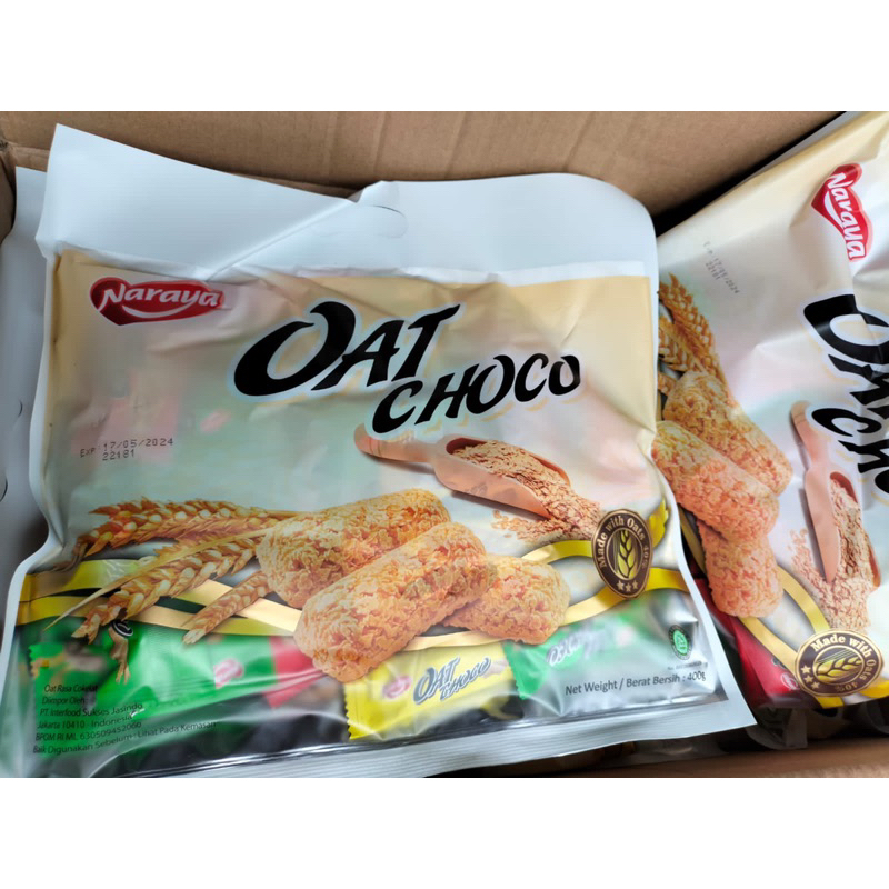 

Snack Oat choco varian Coklat & Mix 40 pcs